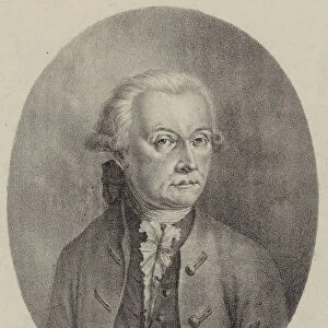 Portrait of Leopold Mozart (1719-1787), 1816. Creator: Winter, Heinrich Eduard von (1788-1825)