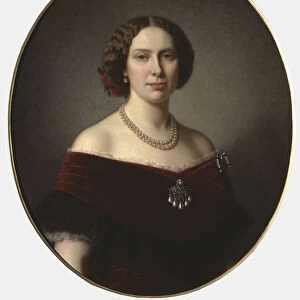 Portrait of Louise of the Netherlands (1828-1871), Queen of Sweden and Norway