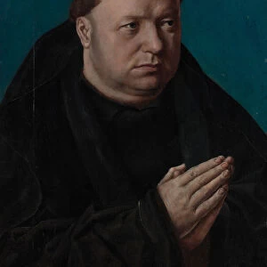 Portrait of a Monk in Prayer. Creator: French Painter (ca. 1500)