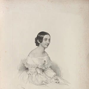 Portrait of the Opera singer Rita Gabussi (1810-1891), 1840