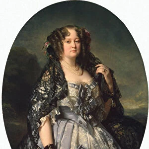Portrait of Princess Sophia Radziwill, 1864. Artist: Winterhalter, Franz Xavier (1805-1873)