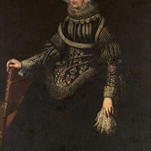 Portrait of Queen Elisabeth of France (1602-1644), Queen consort of Spain. Artist: Anonymous