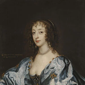 Portrait of Queen Henrietta Maria of France (1609-1669)
