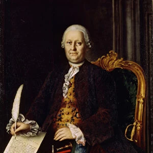 Portrait of Savva Yakovlevich Yakovlev (1713-1784), 1767. Artist: Kolokolnikov, Mina Lukich (1707-1775)