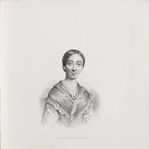 Portrait of the singer and composer Pauline Viardot (1821-1910), 1839-1840