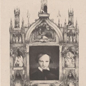 Portrait of Victor Hugo, 1833. Creator: Celestin Nanteuil