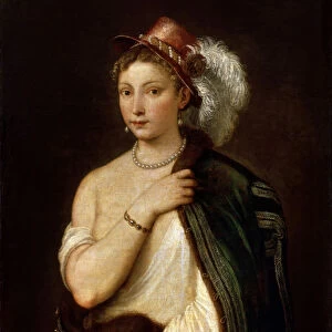 Portrait of a Young Woman, c1536. Artist: Titian