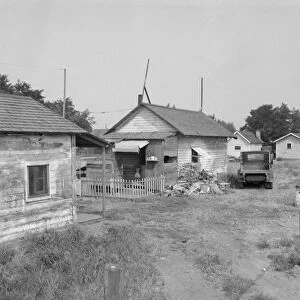 Possibly: Yakima shacktown, (Sumac Park) is one of several large shacktown... Washington, 1939. Creator: Dorothea Lange