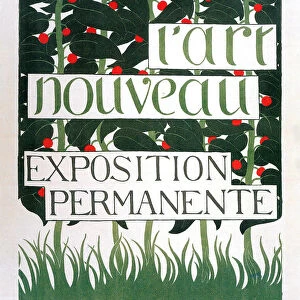 Poster for the Gallery L Art Nouveau, Paris, 1896