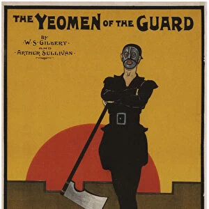 Poster for the Oper The Yeomen of the Guard by Gilbert and Sullivan, 1897. Artist: Hardy, Dudley (1866-1922)