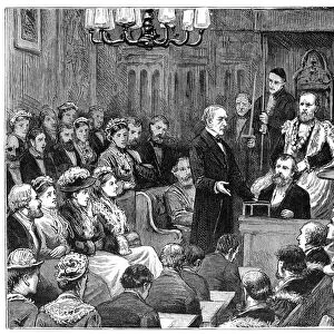Presentation of the Freedom of the City to Mr Gladstone, 1877