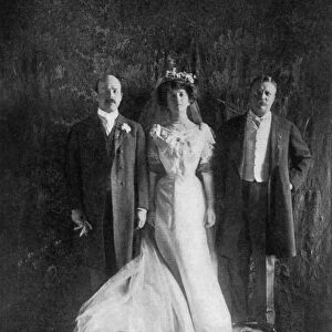 President Roosevelt and Mr and Mrs Longworth, 1906, (1908)
