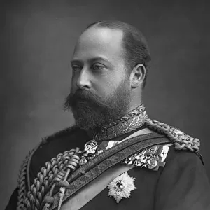 Prince Edward of Wales, the future King Edward VII of Great Britain (1841-1910), 1890. Artist: W&D Downey