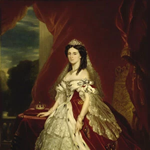 Princess Augusta of Saxe-Weimar-Eisenach (1811-1890), Queen of Prussia, ca 1859