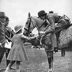 Princess Elizabeth at Childrens Day, Richmond Horse Show, c1936