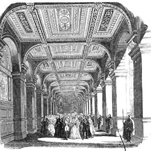 The Procession in the North Ambulatory, 1844. Creator: Unknown
