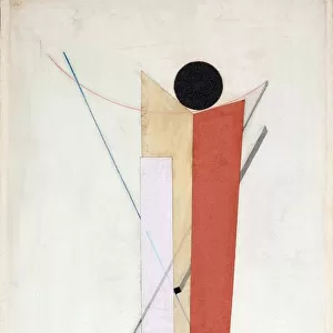 Proun 43 (Variant), c. 1922. Creator: Lissitzky, El (1890-1941)