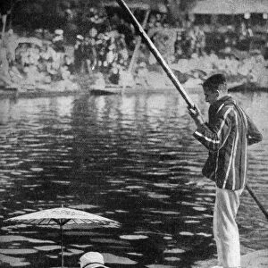 Punting on the Thames, c1922