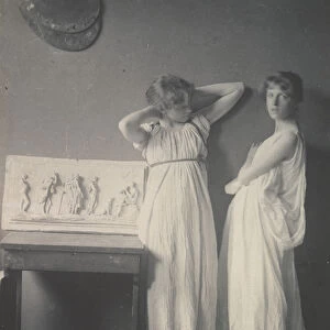 Two Pupils in Greek Dress, 1883. 1883. Creator: Thomas Eakins