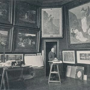 Puvis De Chavannes in his Studio, c1897