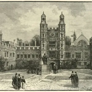 The Quadrangle, Eton, 1898 Print The Quadrangle, Eton, 1898 Print