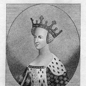 Queen Katharine, (Catherine of Valois), Queen consort of England of Henry V. Artist:s Harding
