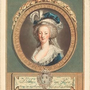 Queen Marie-Antoinette, c. 1789. Creator: Pierre Michel Alix