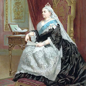 Queen Victoria (1819-1901) at the time of her Golden Jubilee, 1887