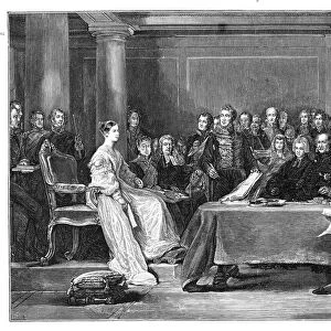 Queen Victorias first council, c1837