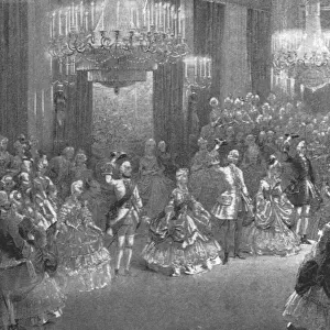Queen Victorias Georgian Costume Ball at Buckingham Palace, January 6, 1845, (1901)