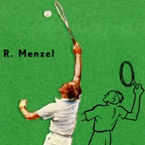 R. Menzel - Overhead Smash, c1935. Creator: Unknown