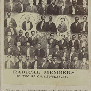 Radical Members of the South Carolina Legislature, 1868. Creator: Unknown
