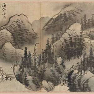 Rainy Landscape, late 18th century. Creator: Kim Sugyu
