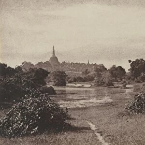 Rangoon. View Near the Lake, 1855. Creator: Captain Linnaeus Tripe (British, 1822-1902)