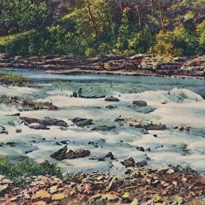 Rapid Waters, Cherokee Park, 1942. Artist: Caufield & Shook