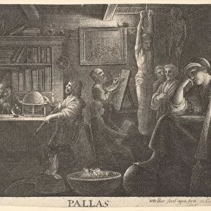 Realm of Pallas, 1646. Creator: Wenceslaus Hollar
