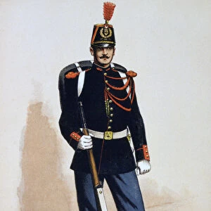 Republican Guard, 1871 (1887). Artist: A Lemercier