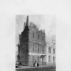 The residence of Sir Isaac Newton, St Martins Street, Leicester Square, 1840. Artist: C J Smith