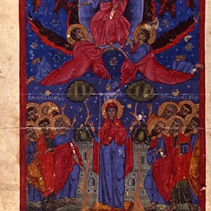 The Resurrection (Manuscript illumination from the Matenadaran Gospel), 1356