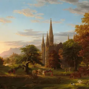 Thomas Cole's The Return, 1837 Print Thomas Cole's The Return, 1837 Print
