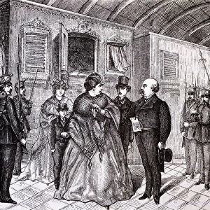 Revolution of 1868, exit of Elizabeth II and the royal family from their residence
