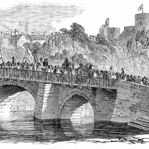 Rhuddlan Royal Eisteddvod Procession Print, 1850 Rhuddlan Royal Eisteddvod Procession Print, 1850