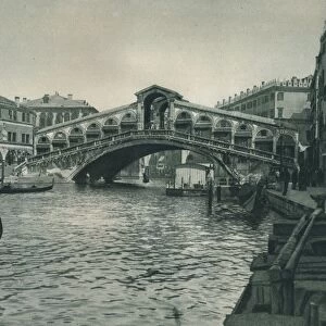 Rialto Bridge, Venice, Italy, 1927. Artist: Eugen Poppel
