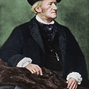 Richard Wagner, 1870, (1939). Artist: Franz Seraph Hanfstaengl