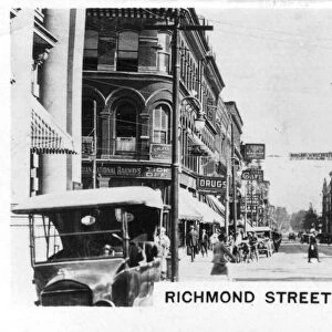 Richmond Street, London, Southwestern Ontario, Canada, c1920s