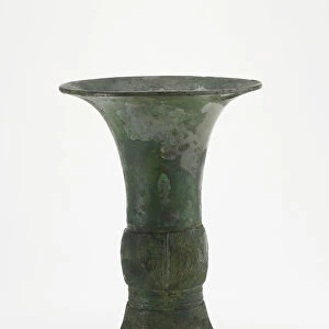 Ritual wine cup (gu), Late Shang dynasty, ca. 1200-1100 BCE. Creator: Unknown