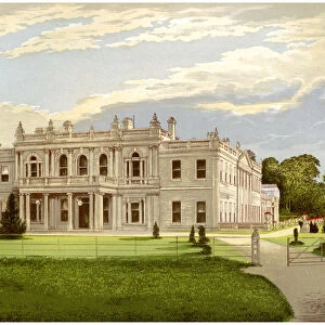 Rolleston Hall, Staffordshire, home of Baronet Mosley, c1880