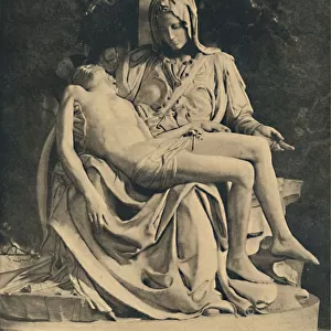 Roma - Basilica of St. Peter. Pieta by Michelangelo, 1910. Artist: Michelangelo Buonarroti