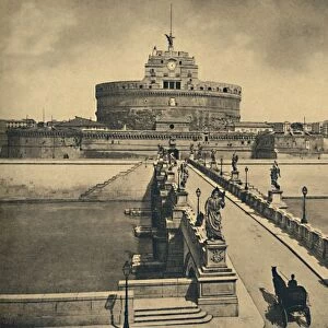 Roma - Bridge and Castle of St. Angelo, 1910