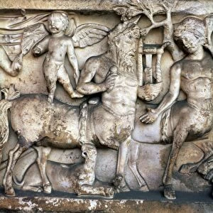 Roman depiction of a centaur in a Bacchic procession, 2nd century
